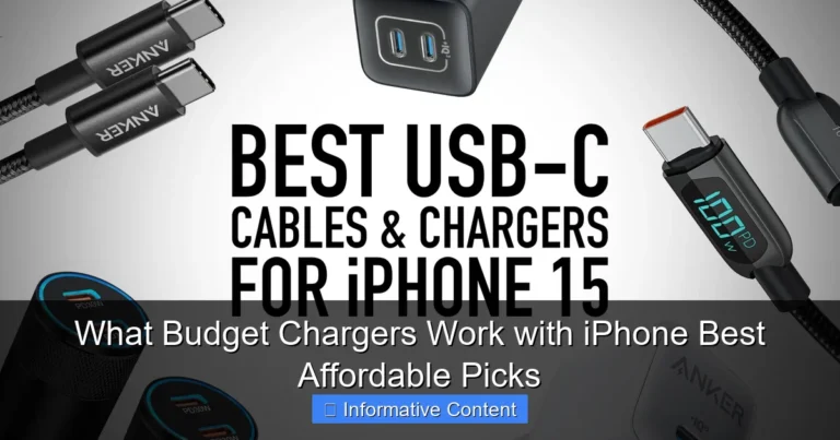 What Budget Chargers Work with iPhone Best Affordable Picks