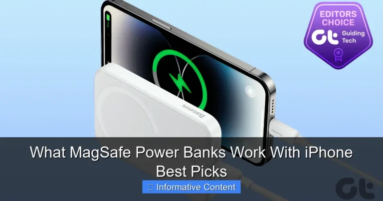 What MagSafe Power Banks Work With iPhone Best Picks
