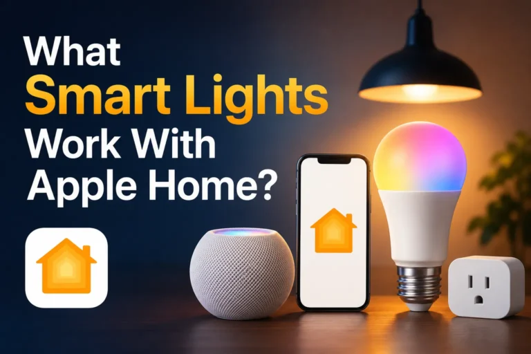 what smart lights work with apple home