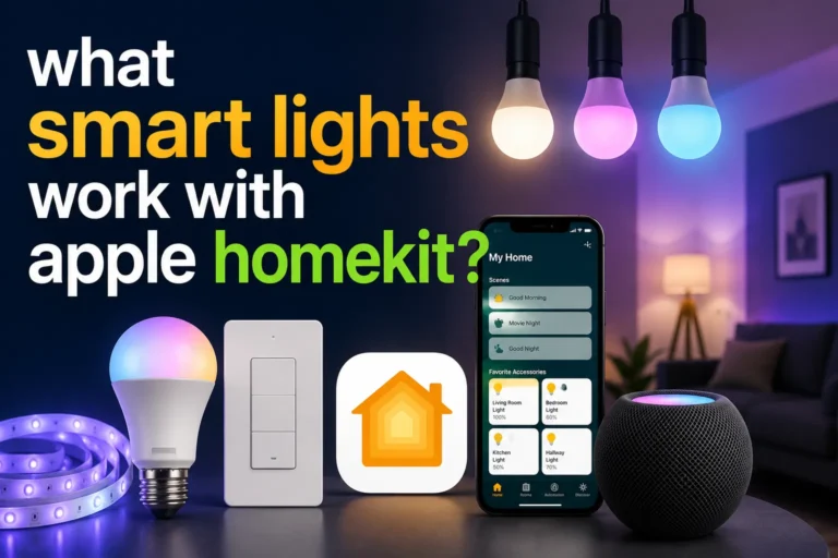 what smart lights work with apple homekit