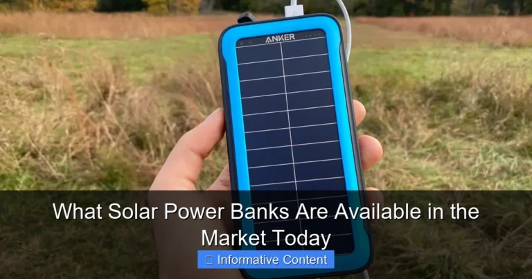 What Solar Power Banks Are Available in the Market Today