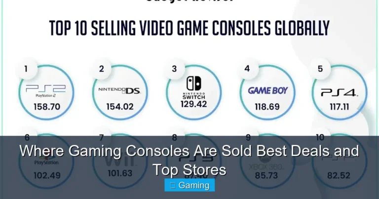 Where Gaming Consoles Are Sold Best Deals and Top Stores
