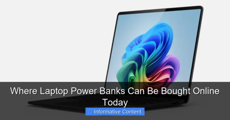 Where Laptop Power Banks Can Be Bought Online Today