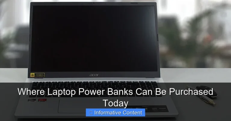 Where Laptop Power Banks Can Be Purchased Today