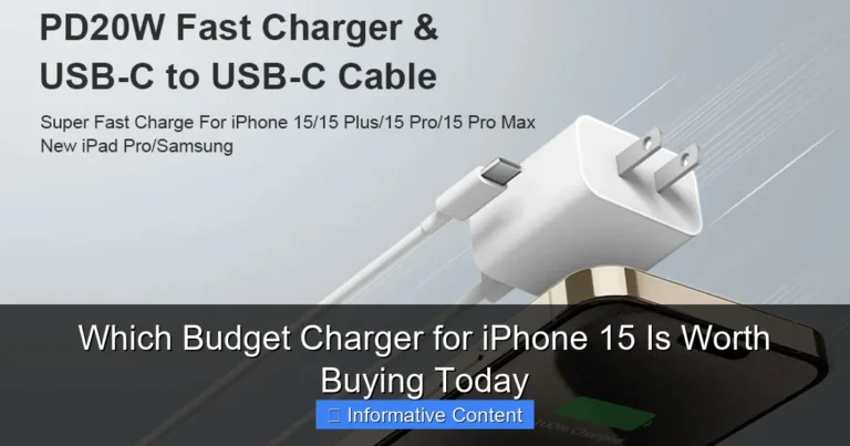 Which Budget Charger for iPhone 15 Is Worth Buying Today