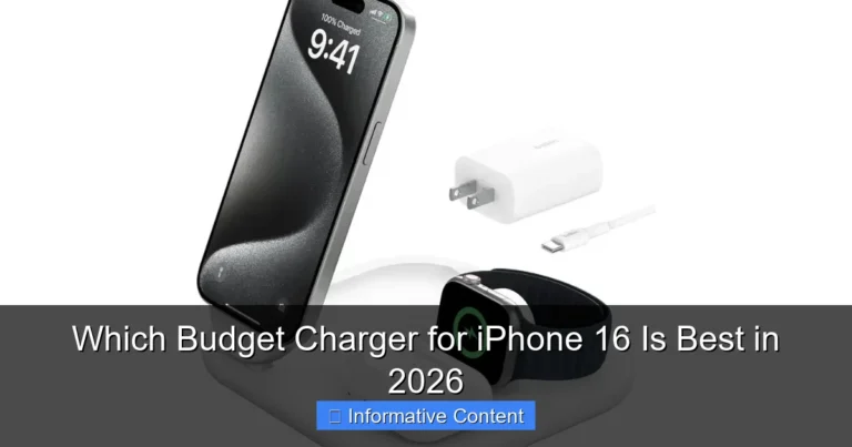 Which Budget Charger for iPhone 16 Is Best in 2026