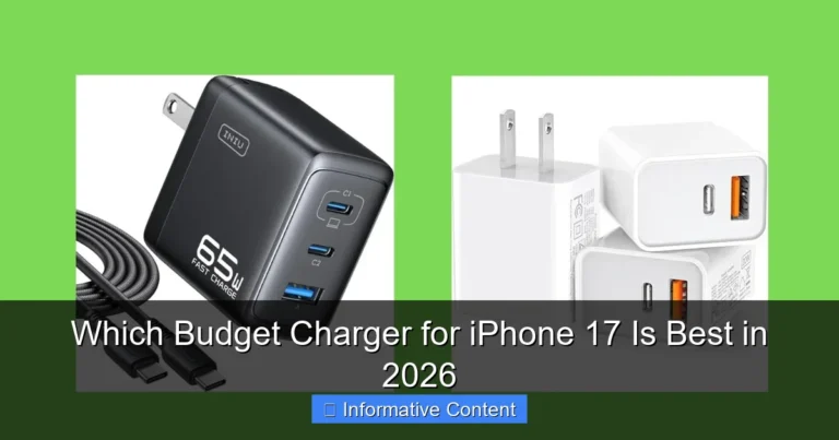 Which Budget Charger for iPhone 17 Is Best in 2026