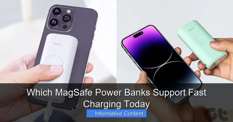 Which MagSafe Power Banks Support Fast Charging Today