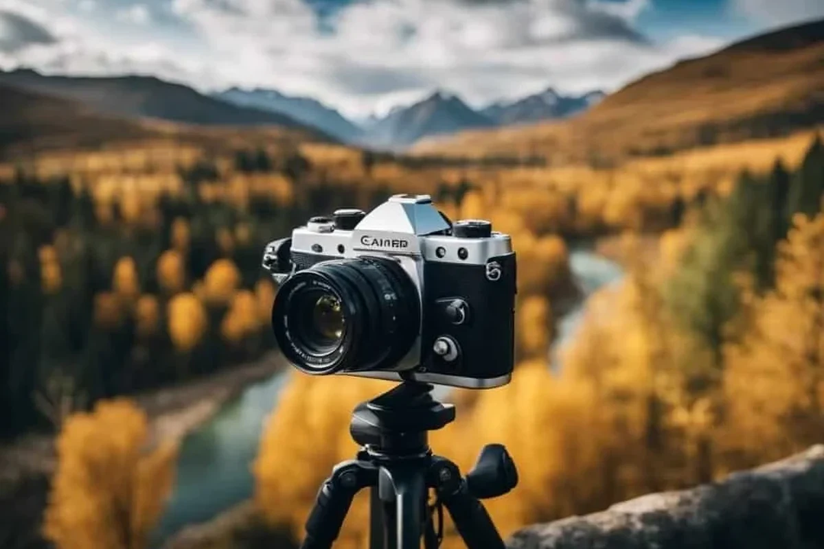 Modern framing camera on a shelf in a smart home room with a clear view of the space