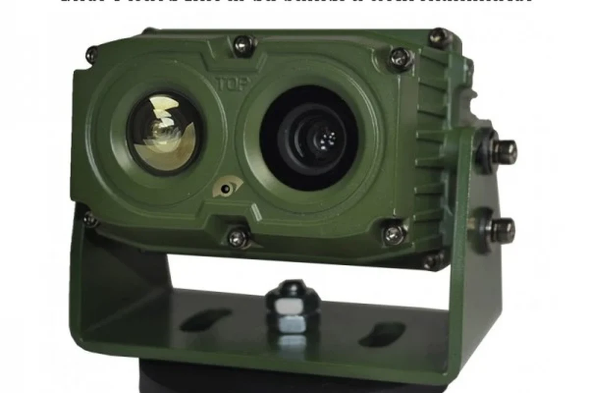 Outdoor rugged security camera mounted on a house exterior with weather-resistant housing