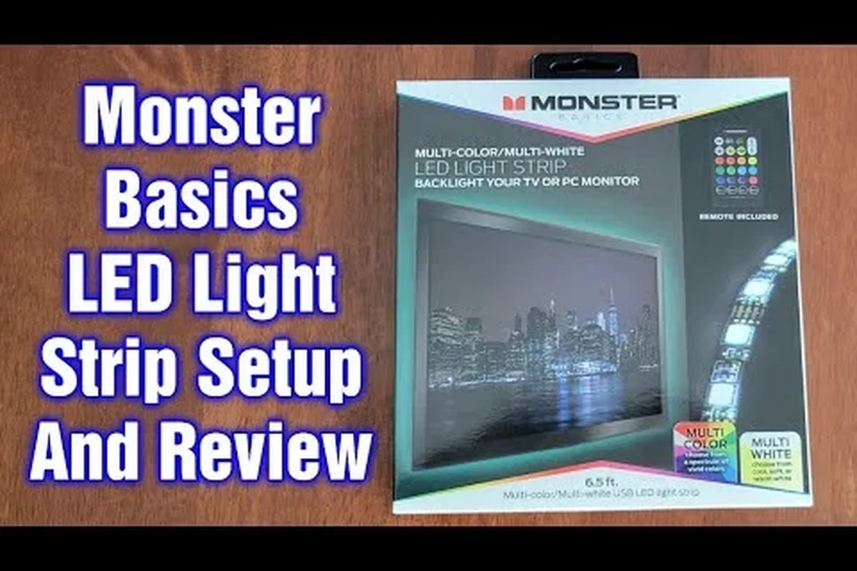 Smart LED light strip installed along a bedroom desk edge with app-controlled ambient lighting