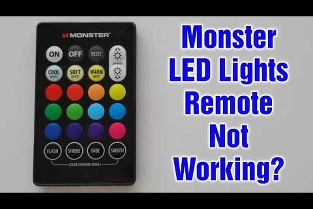 Monster smart light bulb and app control troubleshooting on a modern home lamp