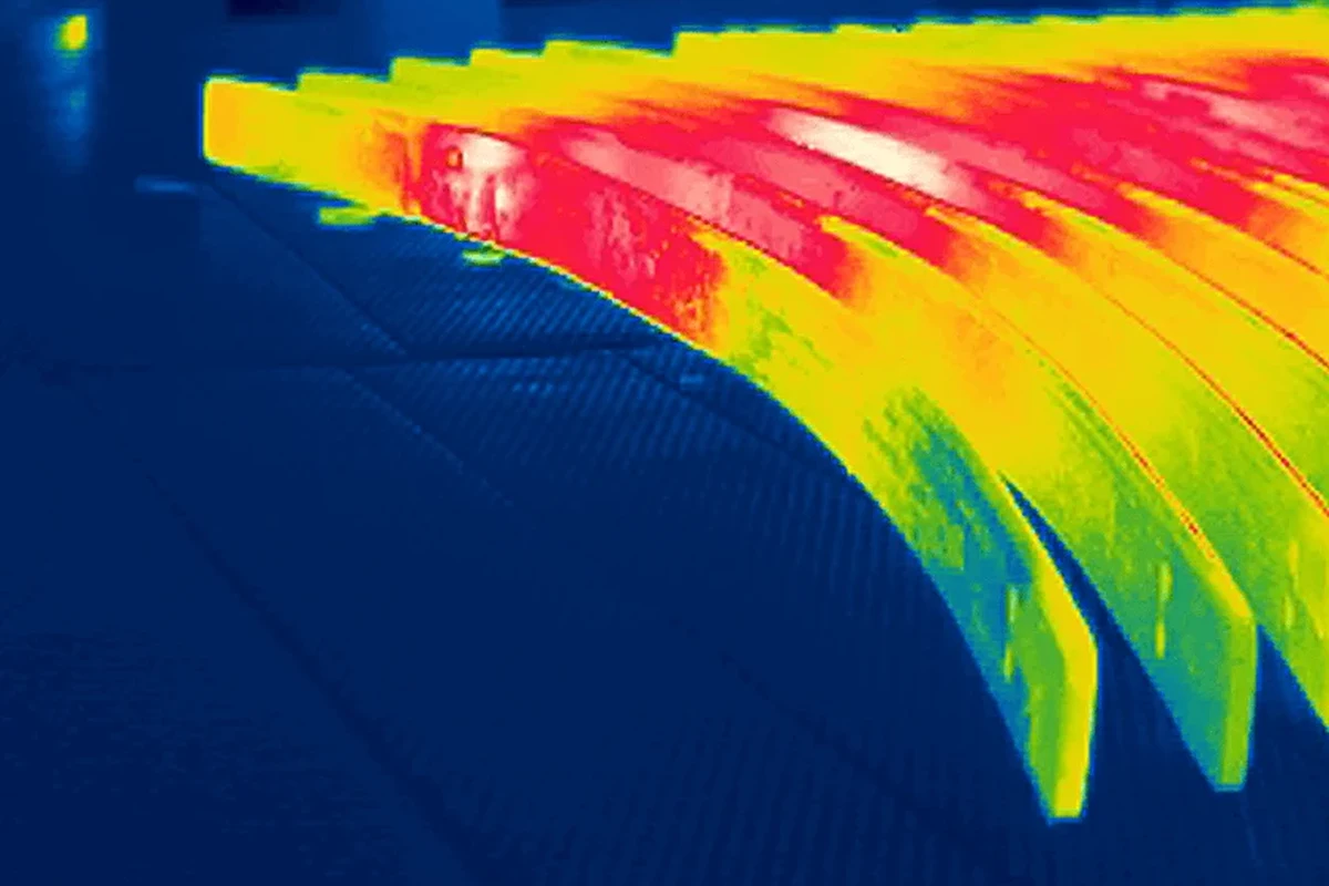 MWIR thermal camera mounted for property monitoring and detailed heat imaging