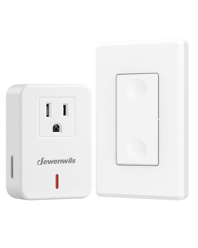 DEWENWILS Remote Control Outlet Wireless Wall Switch