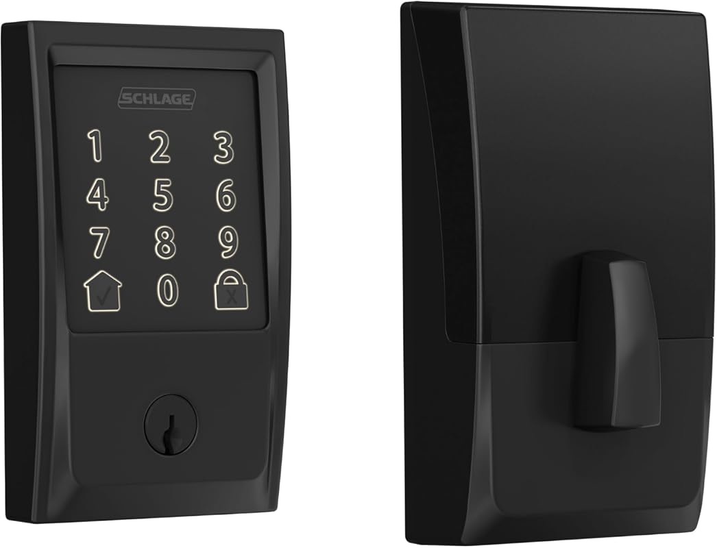 Schlage Encode Wi-Fi Smart Deadbolt with Touchscreen Keypad, Alexa and Google Home Compatible