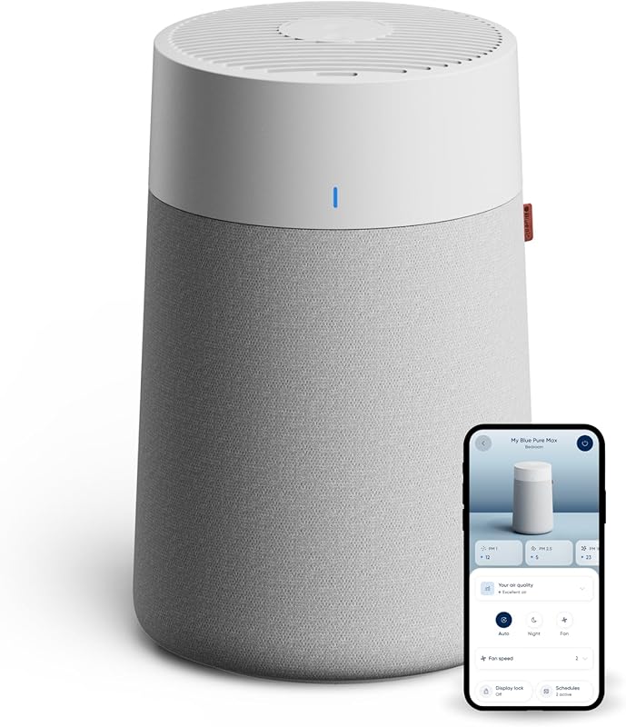 BLUEAIR Blue Pure 511i Max smart air purifier for small rooms