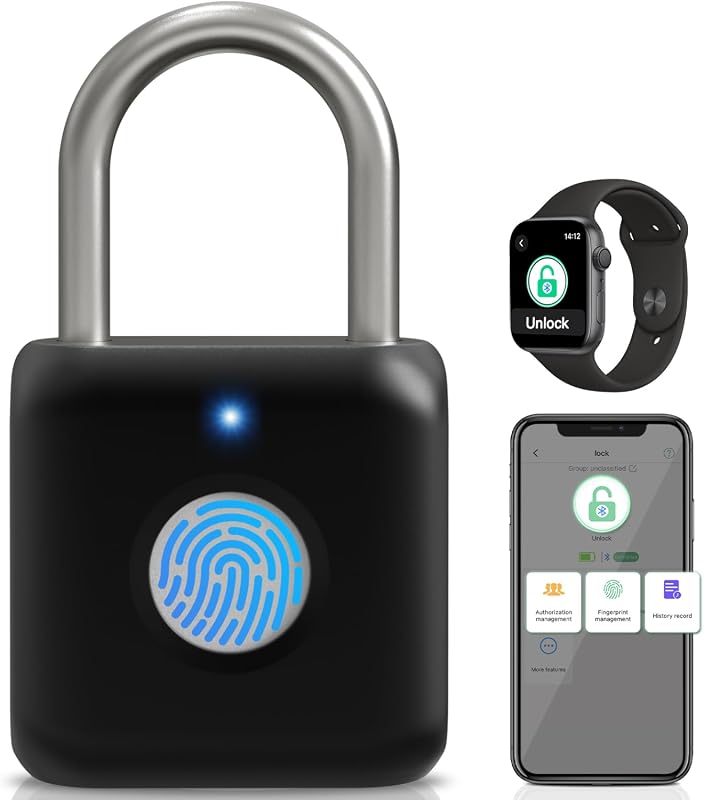 Pothunder Fingerprint Padlock