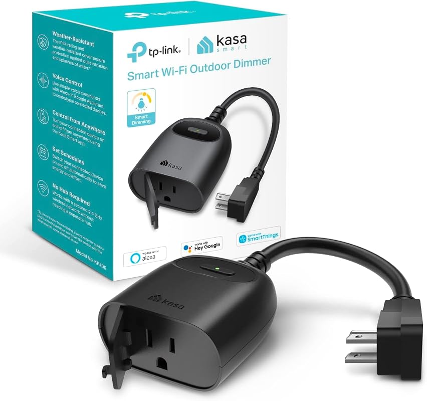 Kasa Outdoor Smart Dimmer Plug KP405