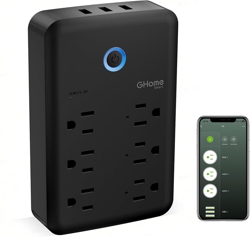 GHome Smart Power Strip 9-in-1 surge protector