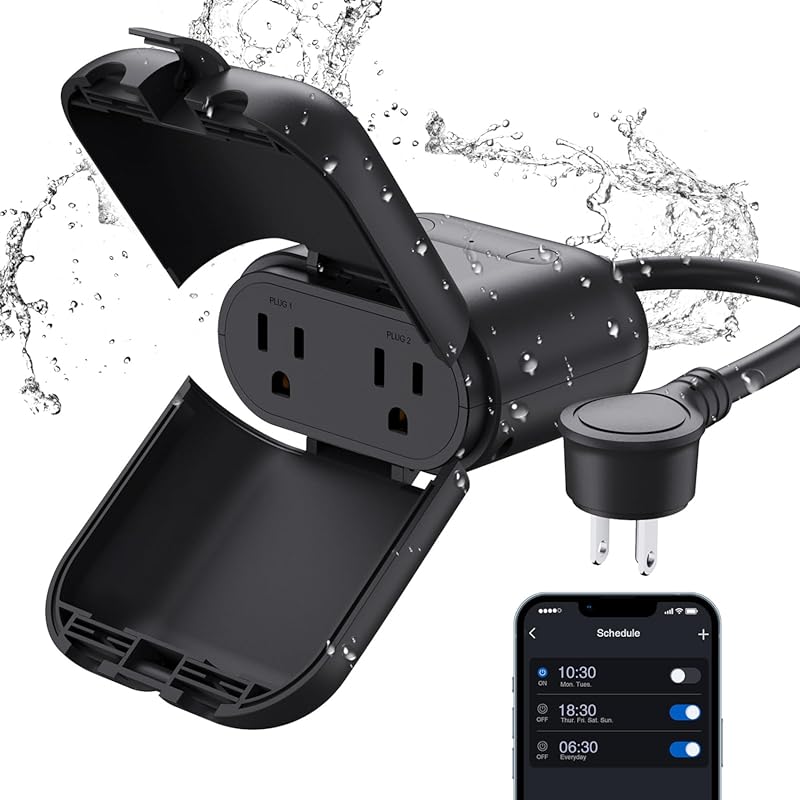 ELEGRP PQR20 Waterproof Outdoor Smart Plug