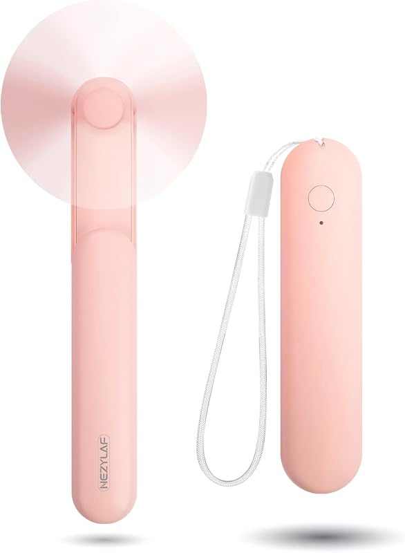 Portable Mini Handheld Fan with Pocket Power Bank Design
