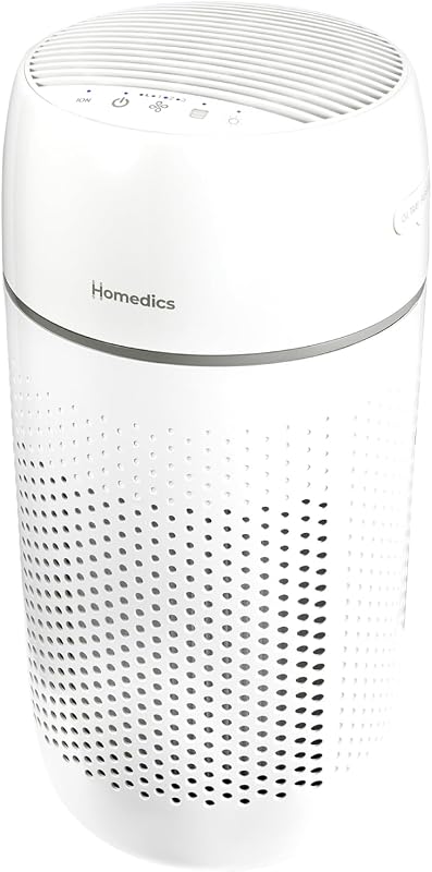 Homedics T22 5-in-1 Tower Air Purifier with HEPA-Type Filtration