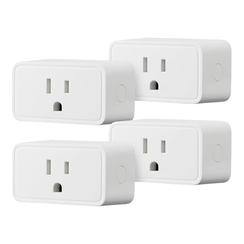 Amazon Basics Smart Plug Alexa-only Wi-Fi outlet 4-pack