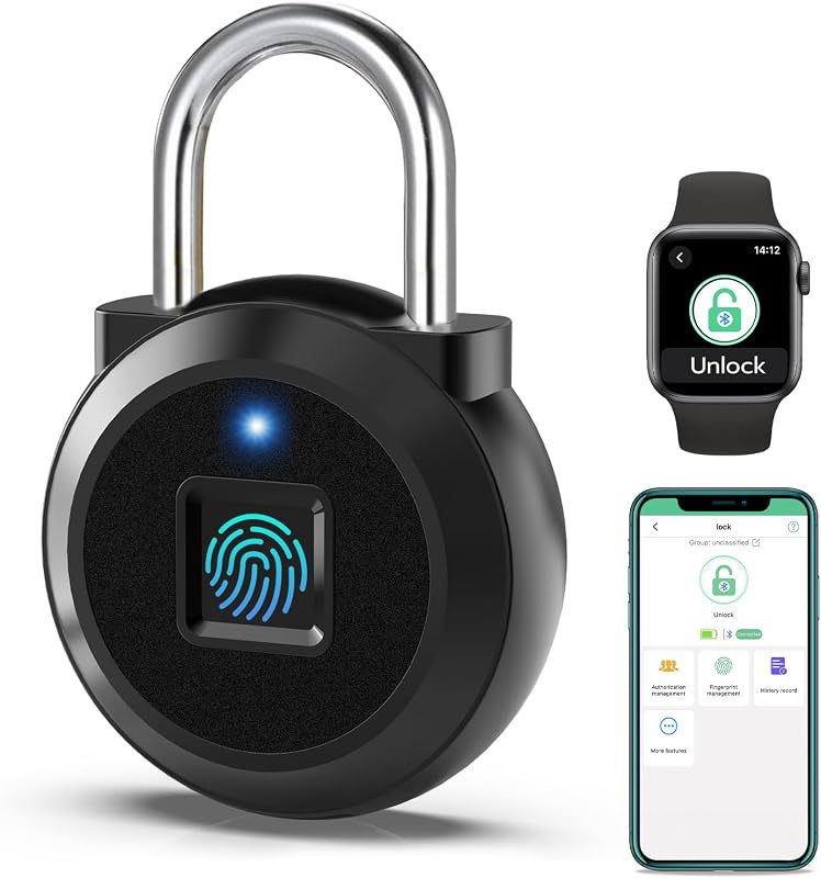 Dhiedas Fingerprint Padlock