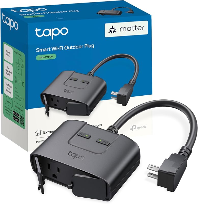 TP-Link Tapo P400M Matter Outdoor Smart Plug