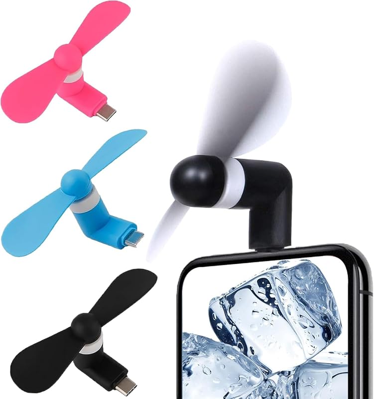 USB Type-C Mini Fan for Samsung Galaxy and OnePlus phones
