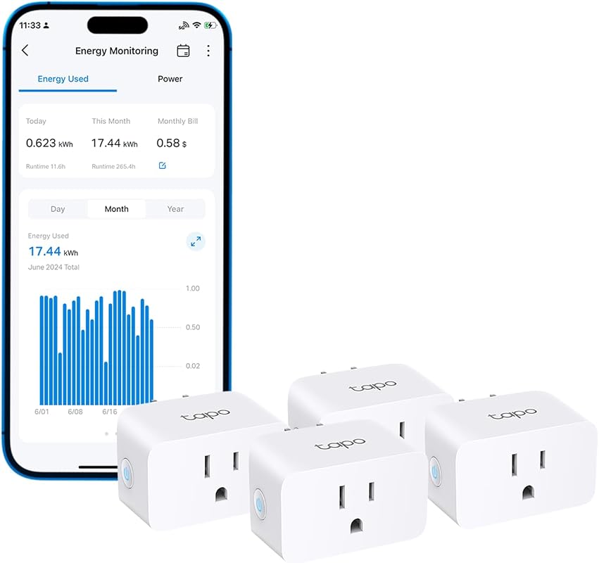 TP-Link Tapo P115 Smart Plug Mini with Energy Monitoring
