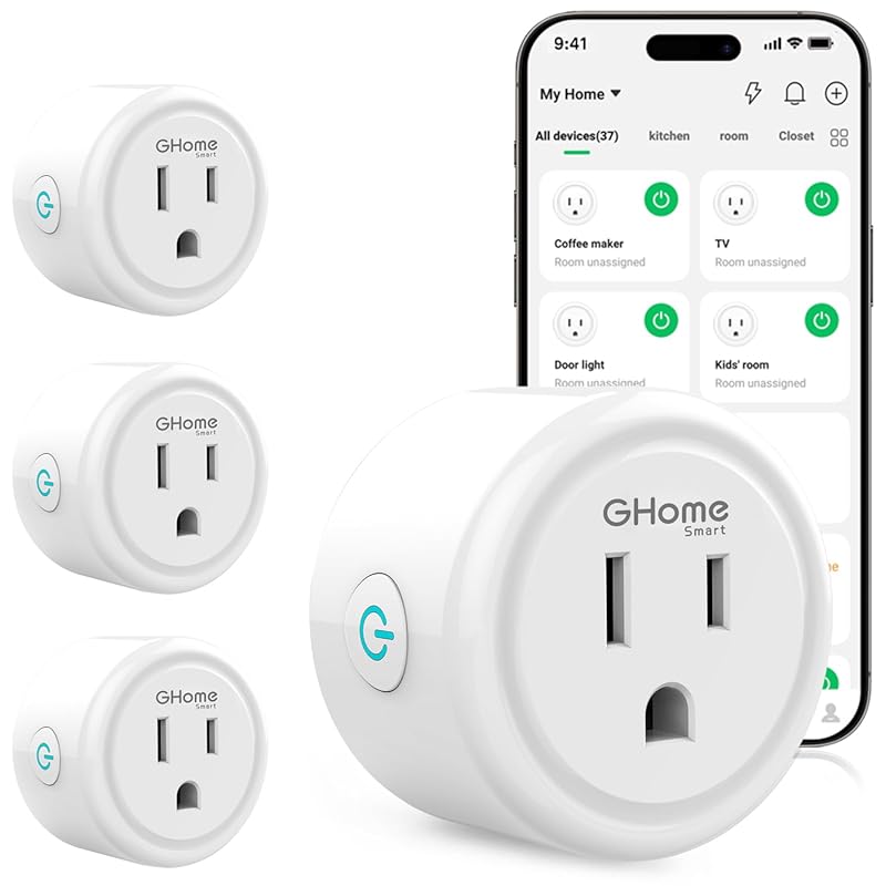 GHome Smart Plug WiFi outlet with Alexa and Google Home