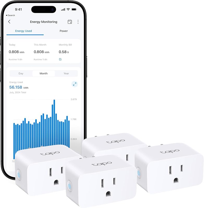 TP-Link Tapo P110M Smart Plug Mini 4-pack