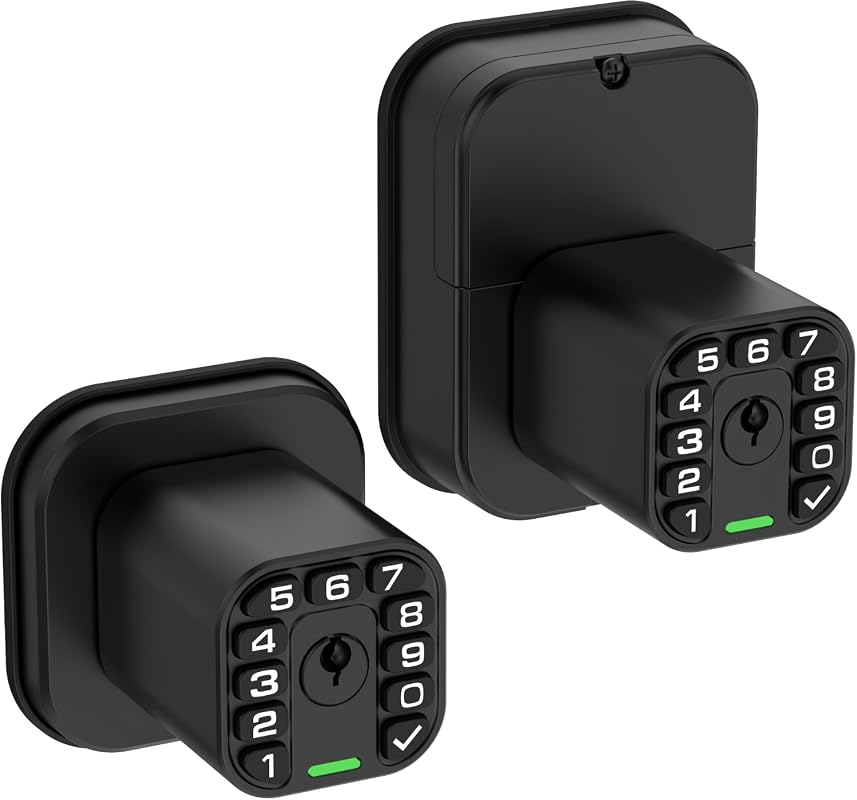 Richelock IU52 Double-Sided Keypad Door Lock, Fully Waterproof Keyless Entry Lock