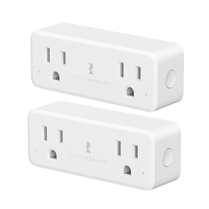 THIRDREALITY Smart Dual Plug 2-Pack with Independent Control and Power Monitoring