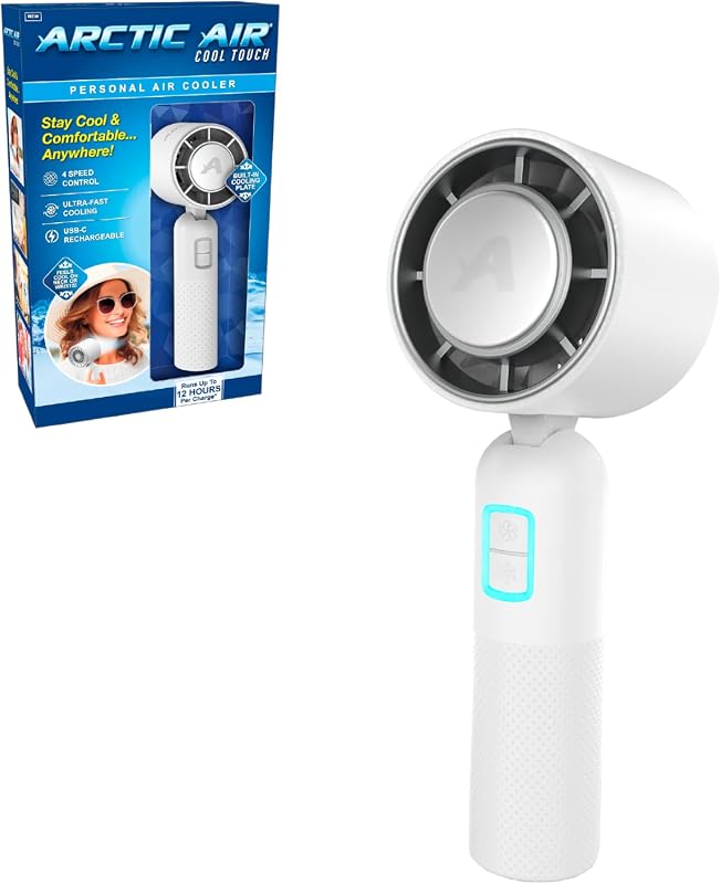 Arctic Air Cool Touch handheld rechargeable fan