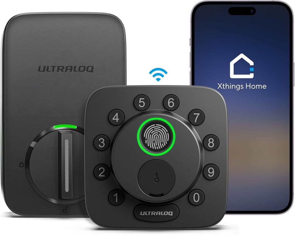 ULTRALOQ Bolt SE Smart Lock with Wi-Fi, Matter, Fingerprint, Keypad, App Control