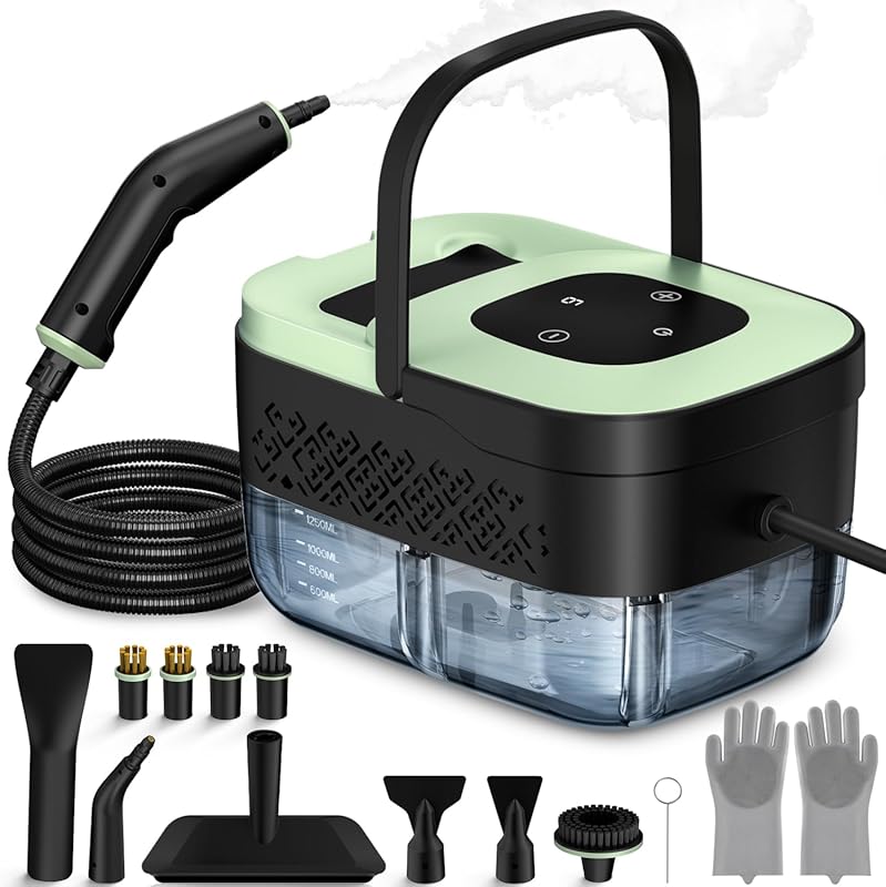 Portable Steam Cleaner with 16 Accessories