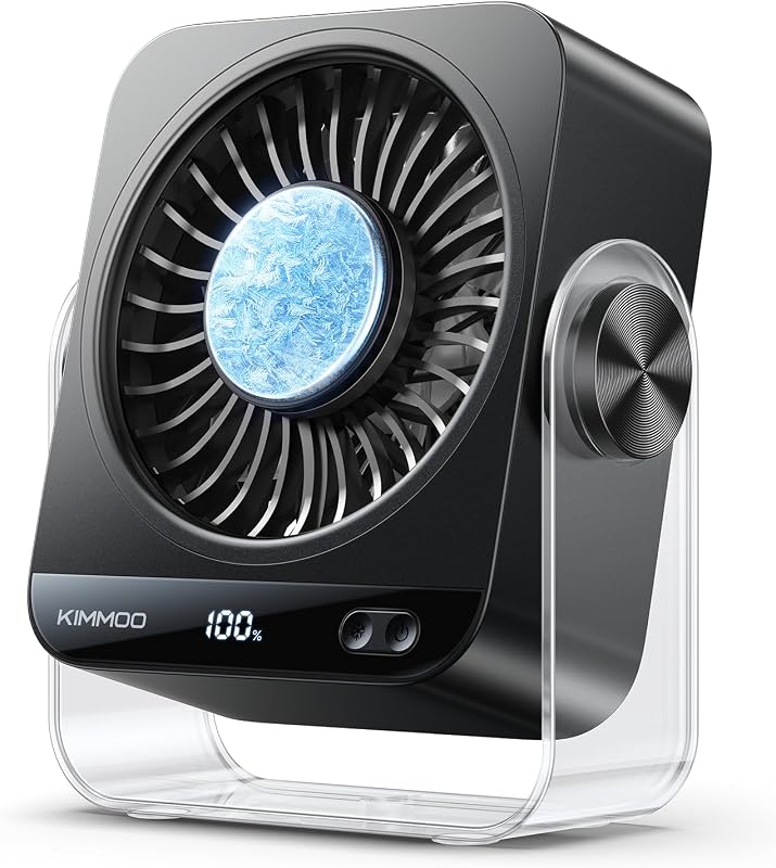 KIMMOO USB desk fan with ice cooling