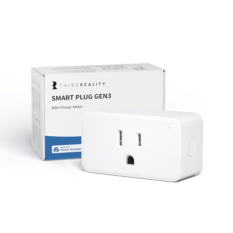 THIRDREALITY Smart Plug Gen3 with Precise Power Monitoring, 15A Zigbee Repeater