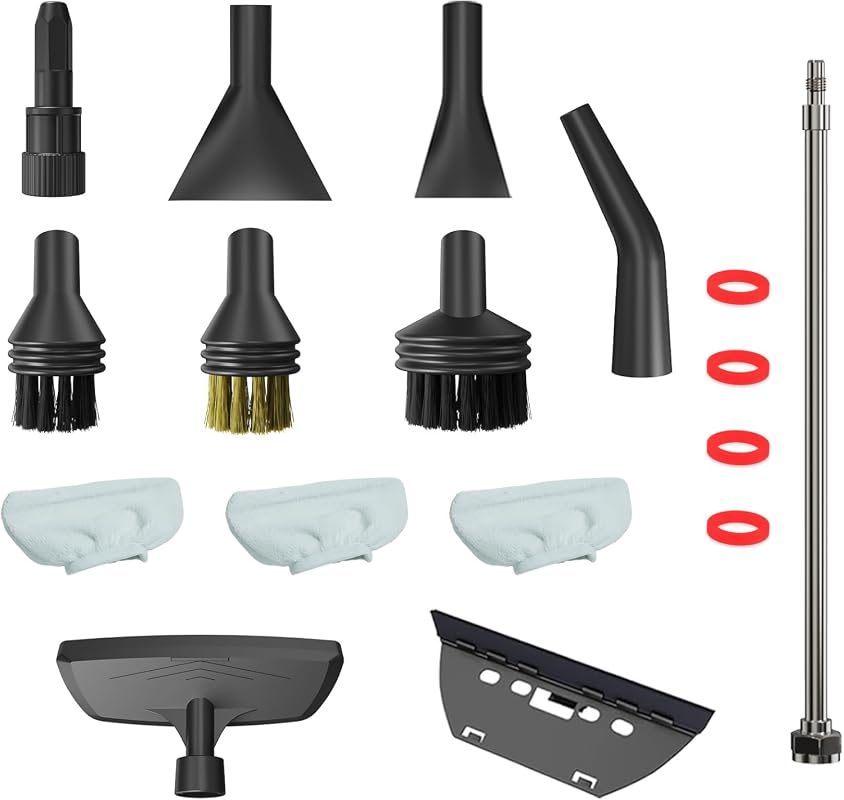 Gribouillage 14PC Steam Cleaner Accessories