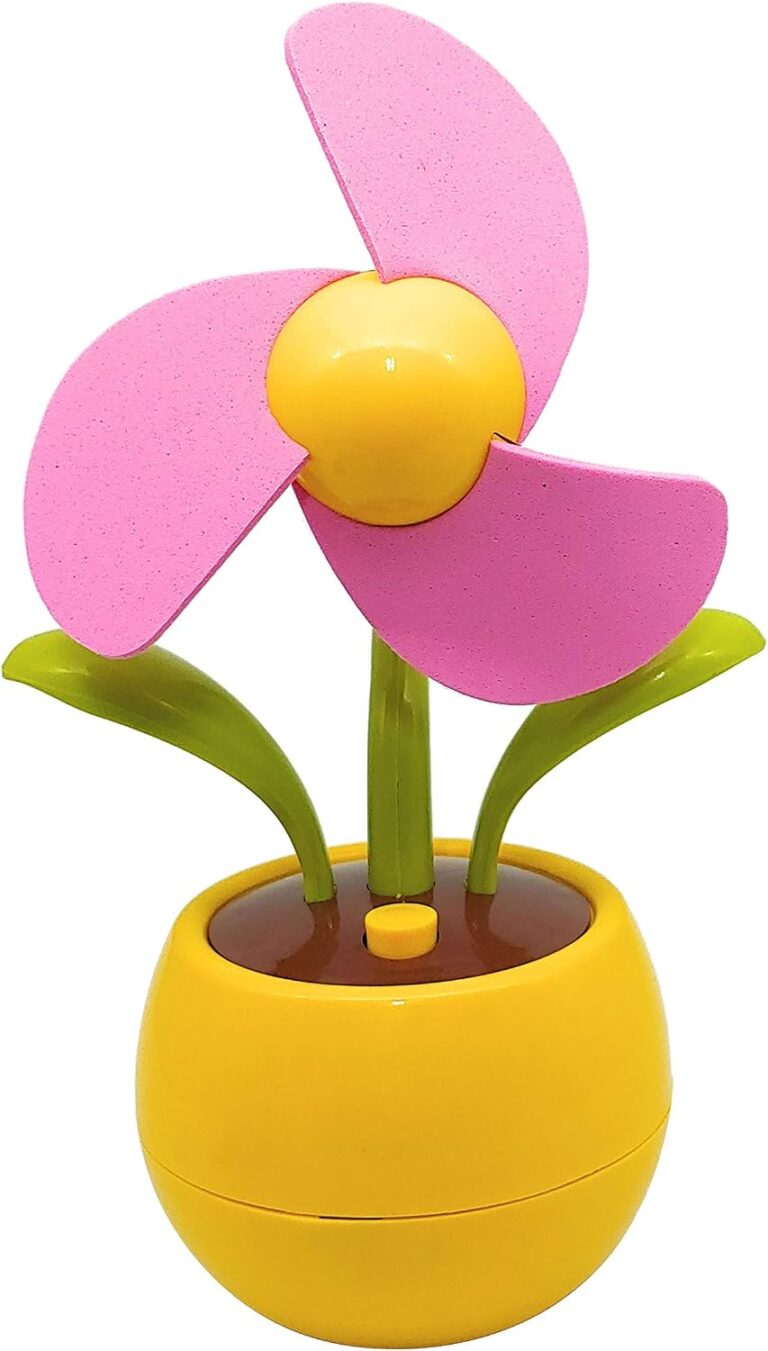 Daiso Flower Table Fan Review: Dual Power USB or Battery Cooling Fan