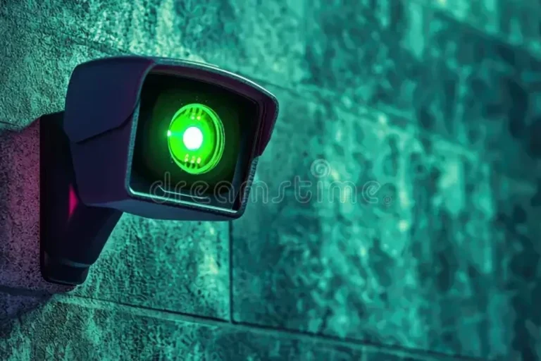 Security Camera Round Green Light Explained Clearly