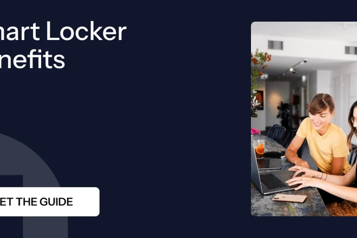Modern office smart locker system for ServiceNow-based asset access and tracking