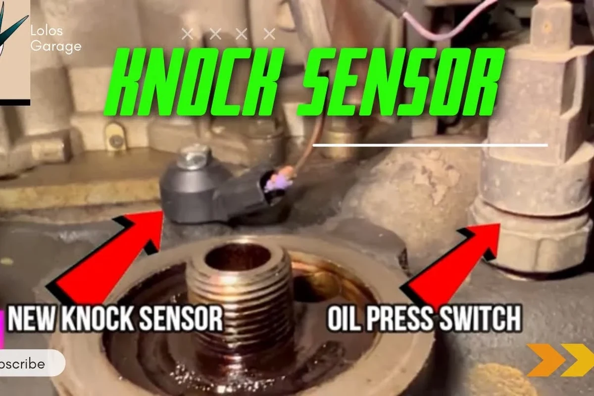 Mechanic-style view of an engine sensor and diagnostic scan tool for rough idle troubleshooting