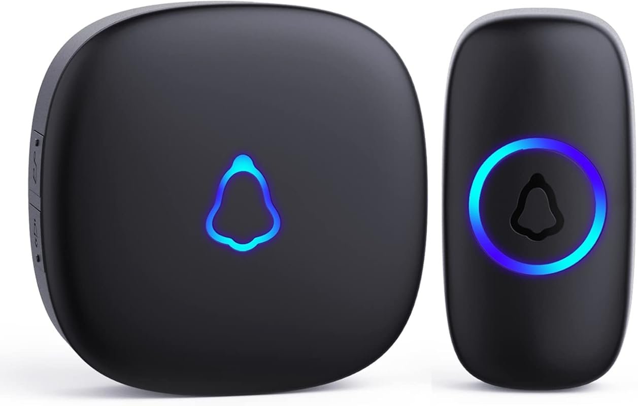 SECRUI M520+F55 wireless doorbell with 58 chimes and 1000Ft range