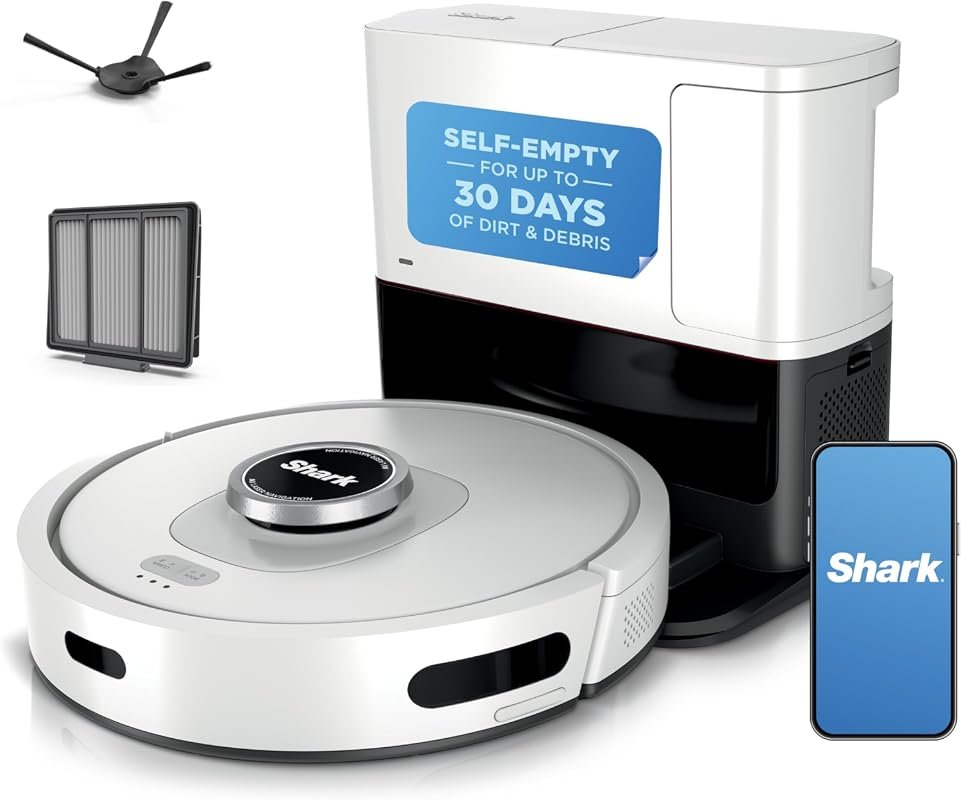 Shark AI Ultra Robot Vacuum, AV2511AE, Black/Silver
