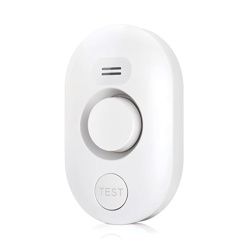 Smart Water Leak Detector Alarm, Adjustable Moisture and Overflow Monitor for Home