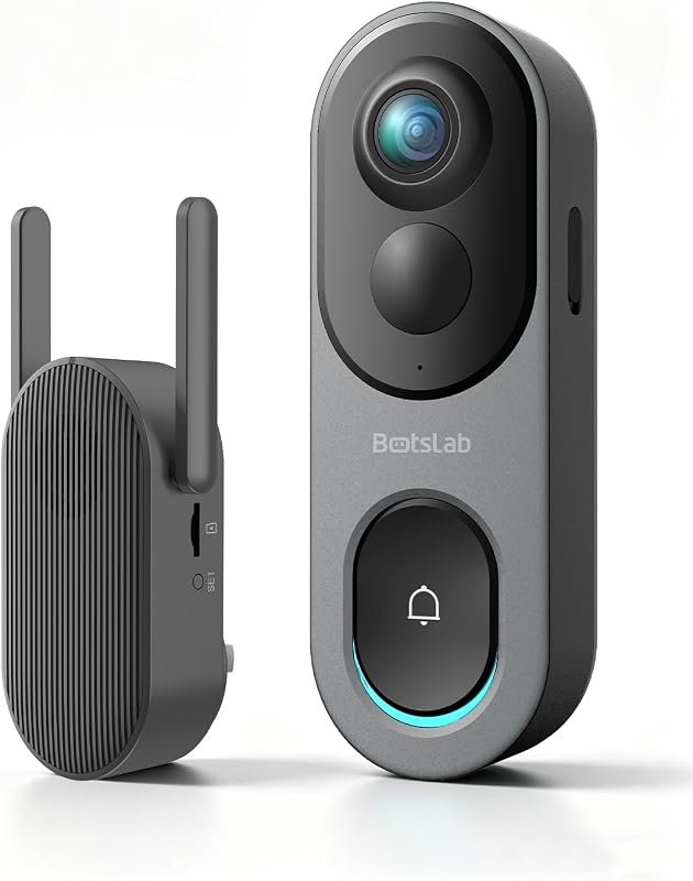 BOTSLAB 5MP Wireless Doorbell Camera