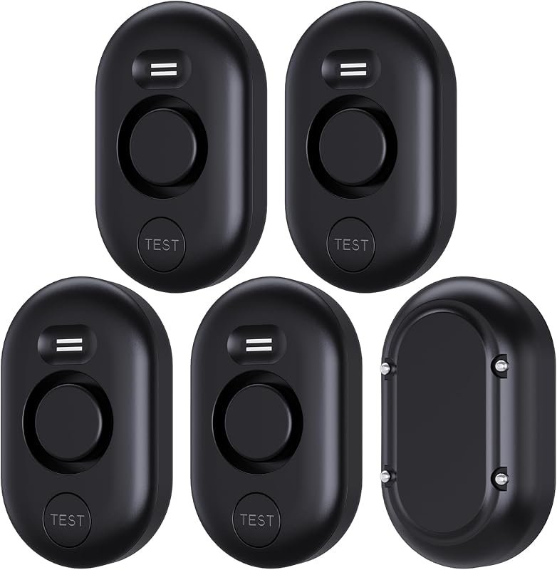 Water Leak Detector Alarm Black